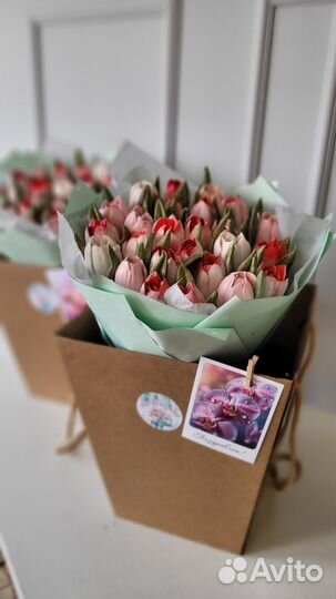 Зефирные тюльпаны