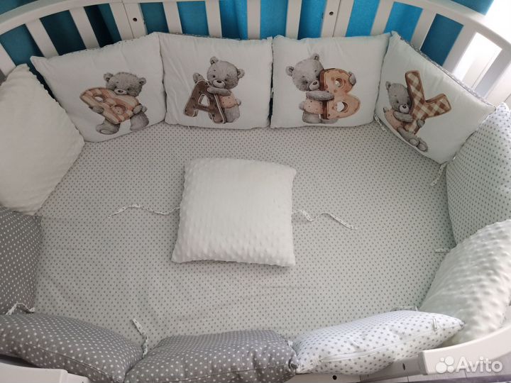 Бортики в детскую кроватку