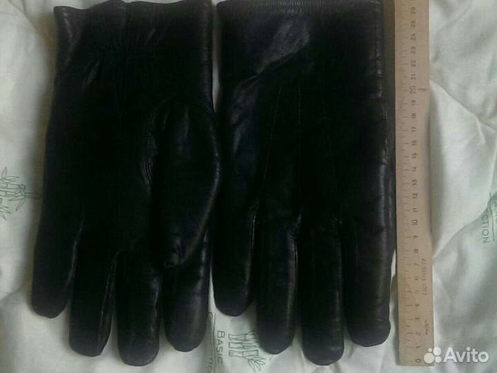 Перчатки из нат.кожи утепленные