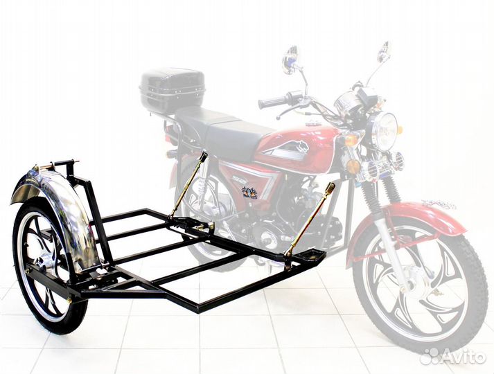 Боковой прицеп для мопеда, мотоцикла типа Альфа