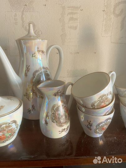 Чайно кофейный сервиз Oskar Schelegelmilch ГДР