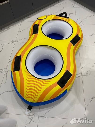 Водная тюбинг ватрушка двойная восьмерка