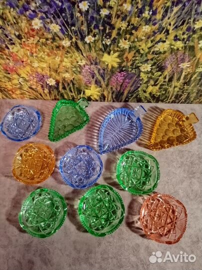 Розетки для варенья СССР Богемия