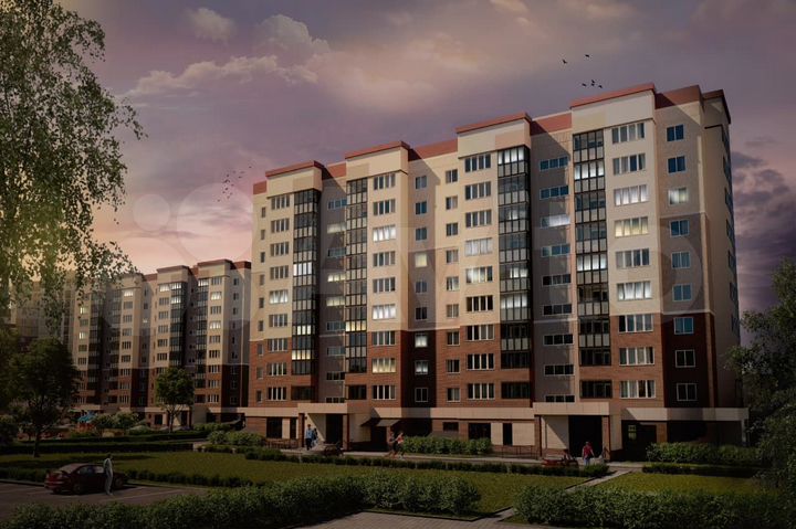 2-к. квартира, 63 м², 8/16 эт.