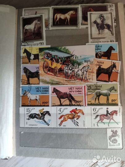 Марки в осн. Флора и фауна 466 шт