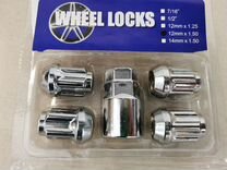 Гайки секретки 12х1.5 4шт с головкой Wheel locks