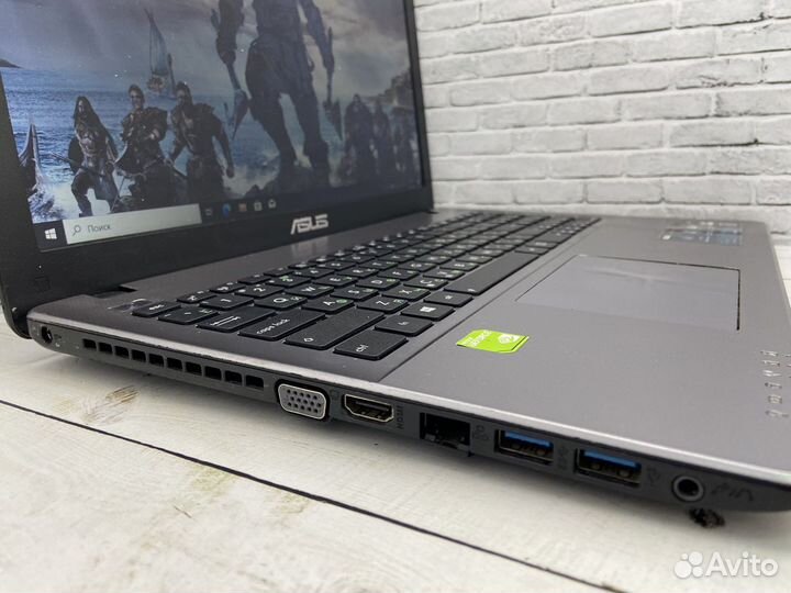 Игровой ноутбук asus / 15.6 / i7 / 12 Gb / 840M