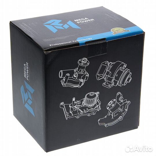 Насос водяной Д-245.12С ЗИЛ-5301 2-х ручьевой mega