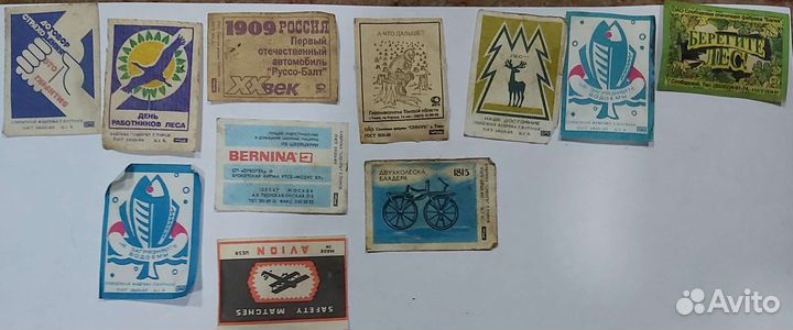 Коллеционная этикетка спичечные