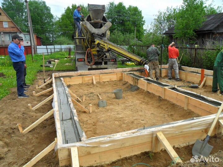 Фундамент под ключ, ремонт фундамента, монтаж свай