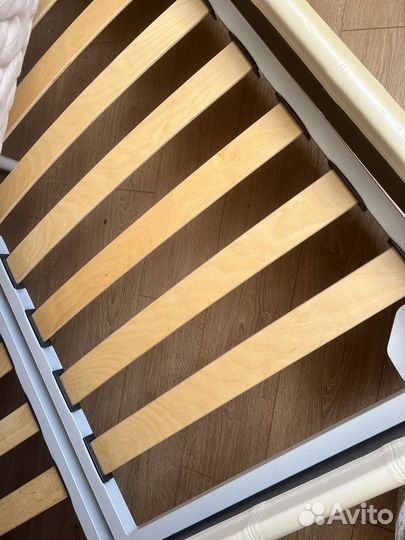 Кровать двухспальная с матрасом аскона бу