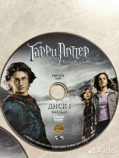 Dvd диски Гарри Поттер лицензионные
