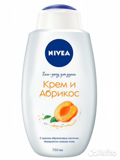 Крем-гель для душа Nivea 750 мг