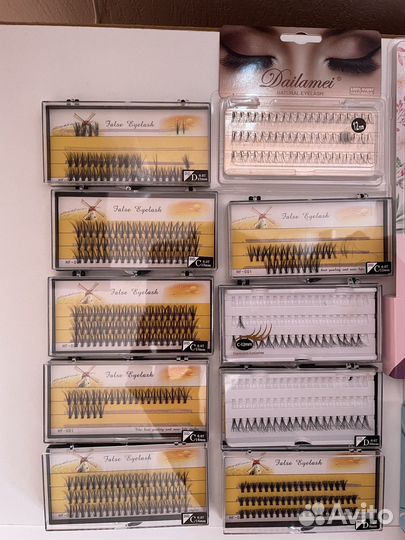 Ресницы пучки ленты Romanovamakeup