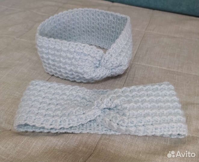 Вязаная полоска на голову