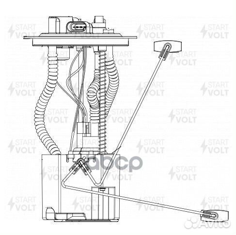 Бензонасос startvolt ГАЗель Next (13) с дв. A2