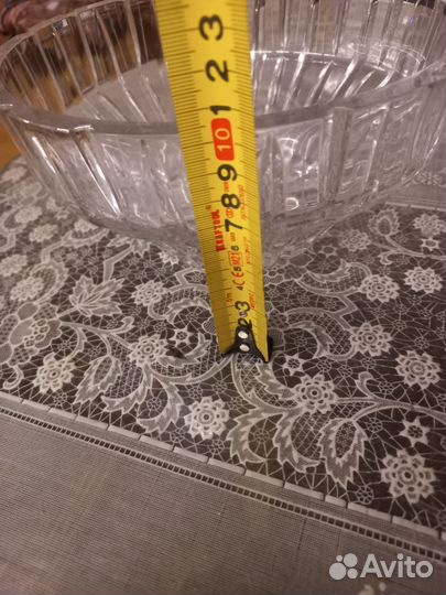 Ваза для фруктов хрусталь СССР