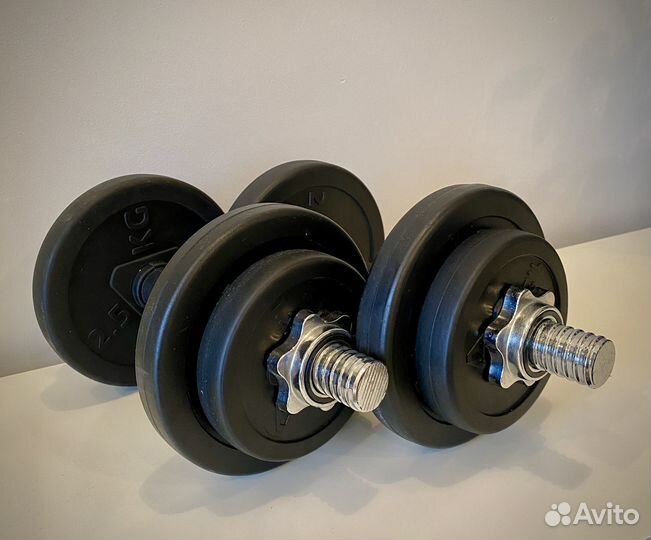 Гантели разборные обрезиненные