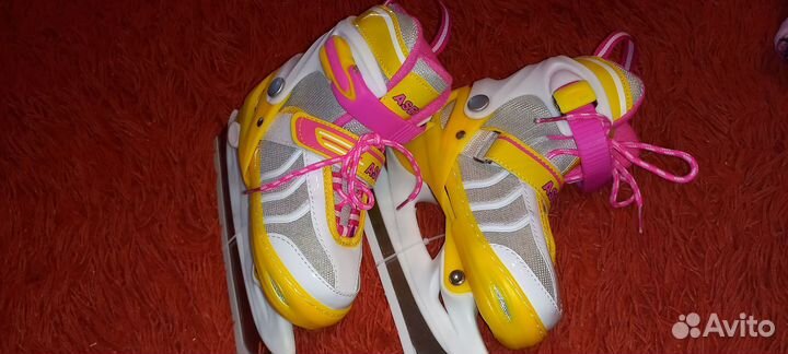 Коньки детские раздвижные новые размер с 29-32