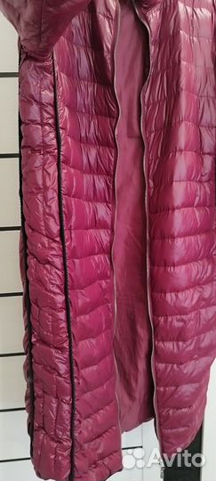 Пуховик пальто женский длинный