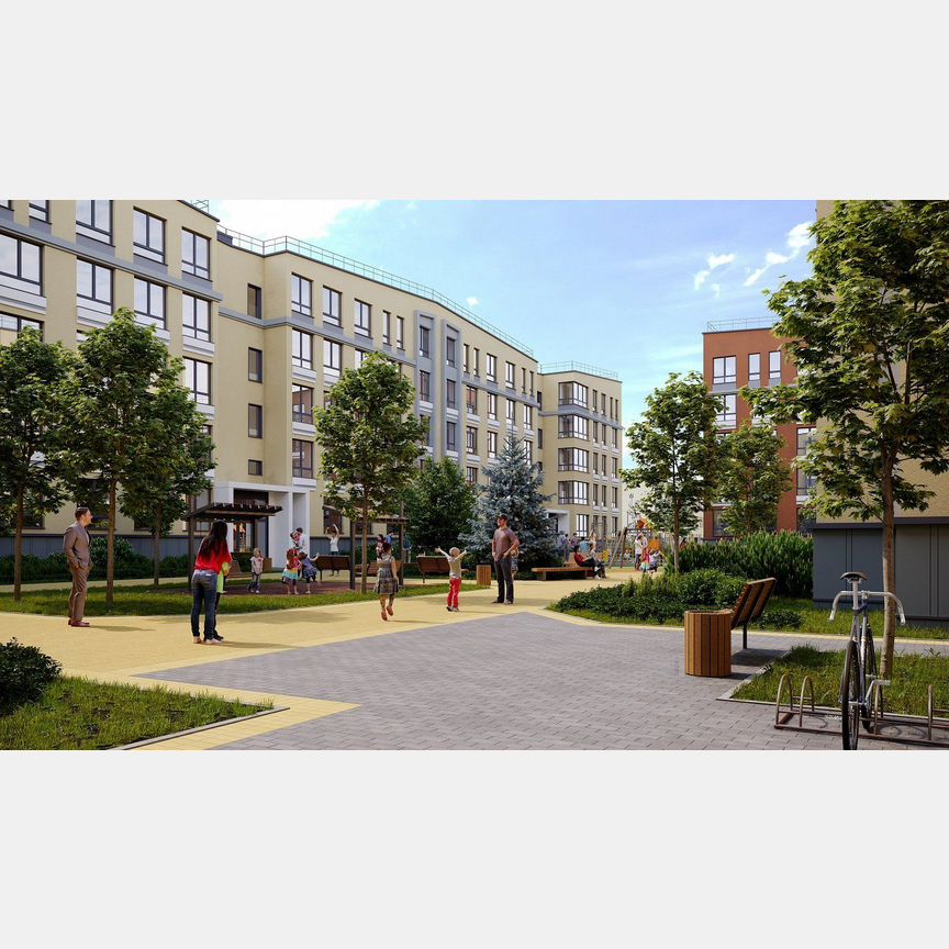 1-к. квартира, 38,9 м², 2/5 эт.