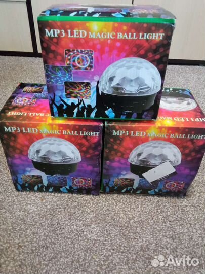 Светодиодный диско шар новый