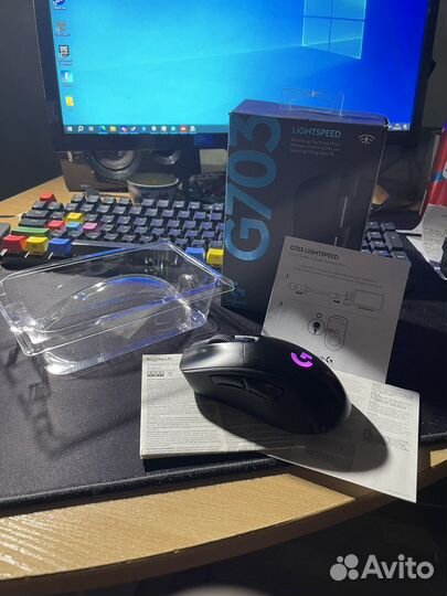 Мышь беспроводная Logitech Gaming Mouse G703