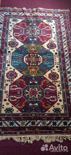 Дагестанский ковер конвойный, ручная работа