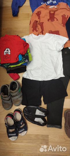 Детские вещи и обувь для мальчика 104