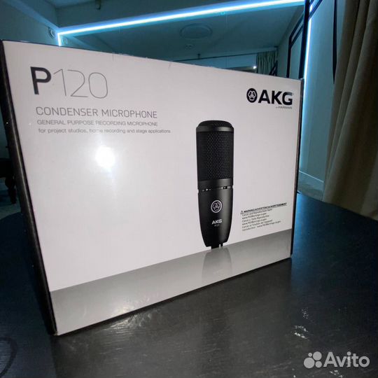 Akg p120 новый + XLR