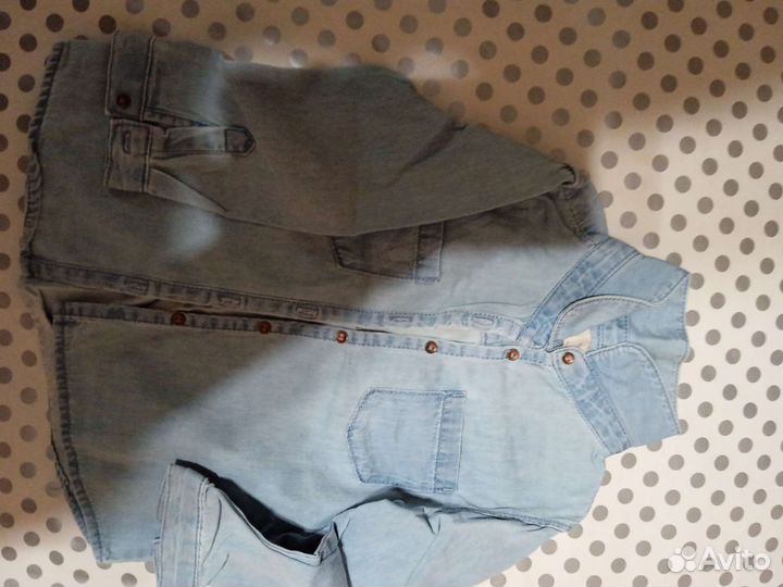 Рубашки джинсовые для девочки