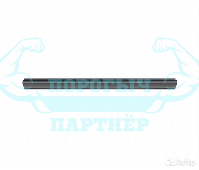 Порог Nissan Patrol Y61 левый