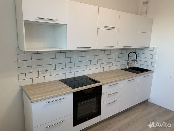 Прямая кухня новая мдф ксп:39518