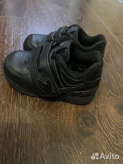 Кроссовки new balance 574 кожаные