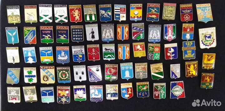 Значки, города, гербы и другие СССР