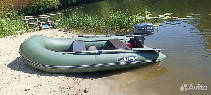 Надувная лодка пвх под мотор бу