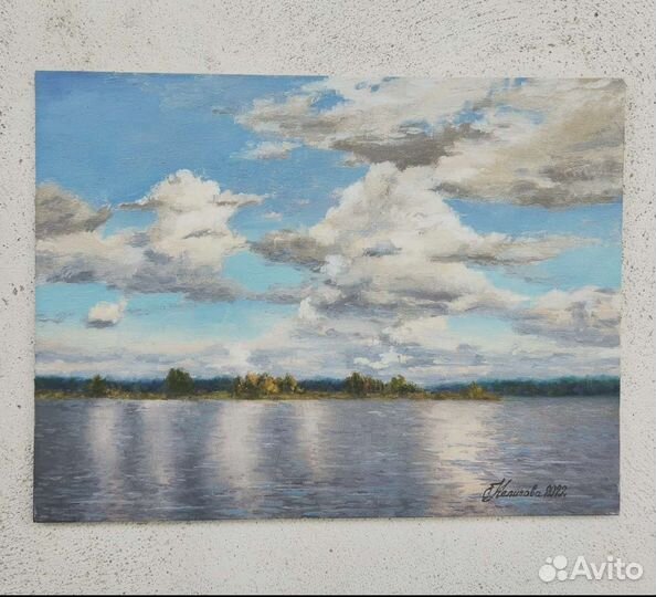 Картина маслом на холсте пейзаж