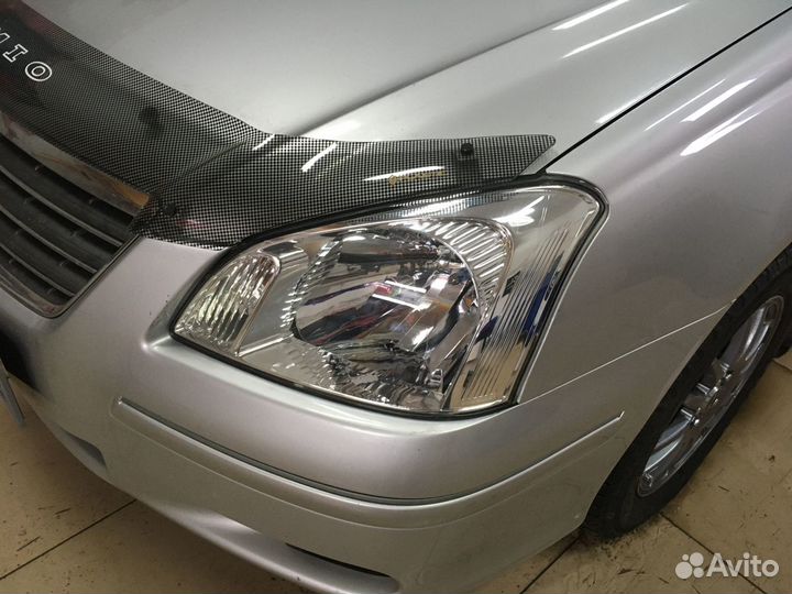 Toyota Premio чистка, бронь фар
