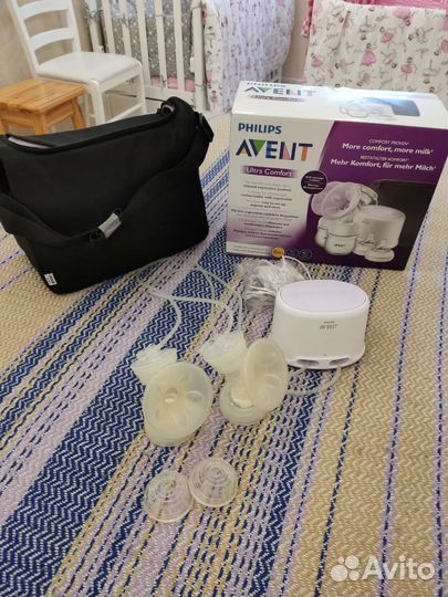 Молокоотсос электрический двойной avent