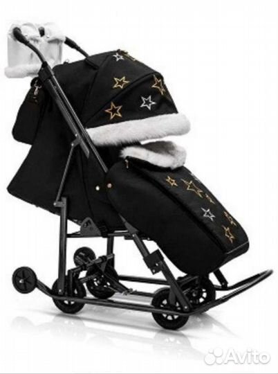 Детские санки с колесами Pikate 