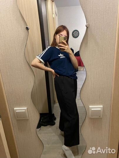 Широкие штаны Puma черные