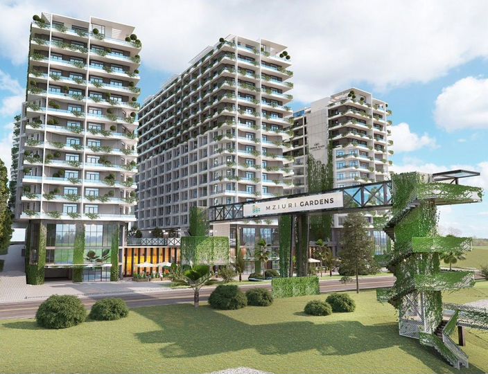 Квартира-студия, 43,6 м² (Грузия)