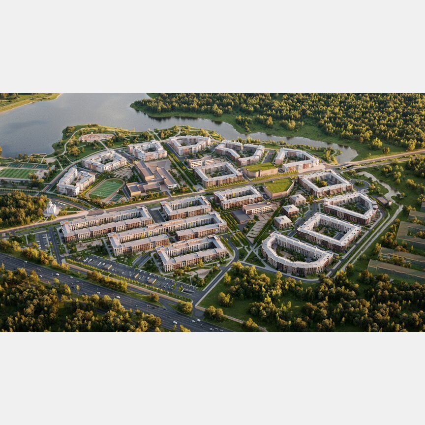 1-к. квартира, 38,2 м², 1/4 эт.