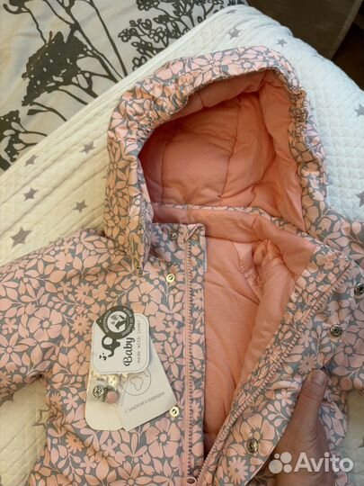 Зимний комбинезон для девочки 80