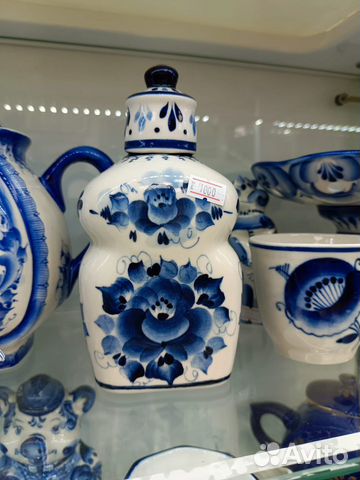 Графин штоф Гжель