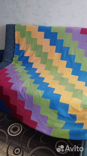 Плед, покрывало новое, 180*175, ручн работа