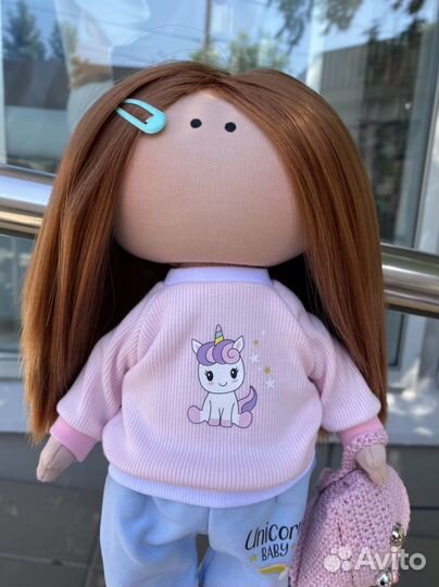 Текстильная кукла авторская