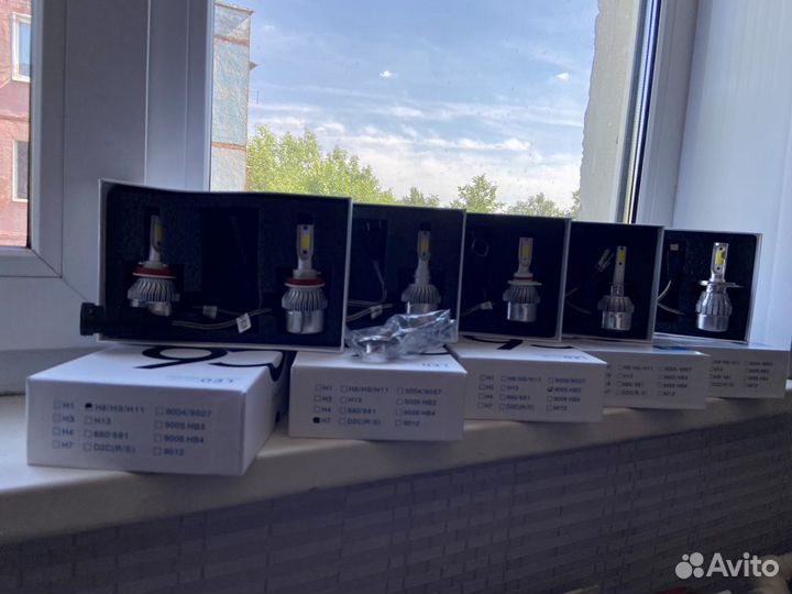 Диодные лампы (LED лампы) лед лампы н1 н3 Н4 н7 н1