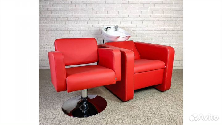 Мойка парикмахерская с белой керамикой