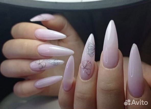 Модель на креативный маникюр/ наращивание